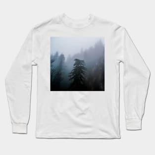 Pine Trees In A Forest Long Sleeve T-Shirt